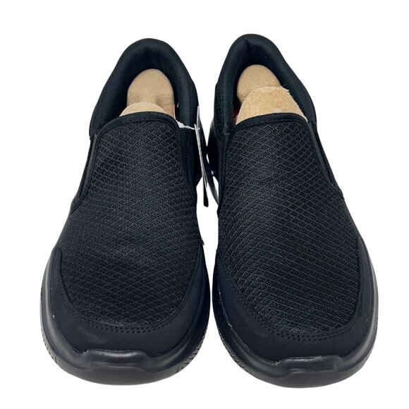 Skechers Mens 77048 McAllen Black Slip Resistant Mesh Work Shoes Liafers‎ Size 8 - Picture 3 of 16